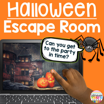 Preview of Halloween Escape Room Breakout Digital Escape Room for Halloween