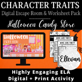 Halloween Escape Room | Character Traits Escape Room | Mak