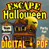 Escape Room Halloween Activity Digital or PDF Game for Parties Distance Learning