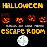 Halloween Escape Room Digital & Print Versions | Distance 