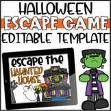 Halloween Escape Room Editable Template - Escape the Haunt