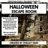 Halloween Escape Room - October Math Activity
