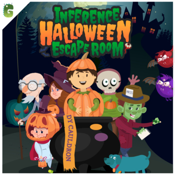 Preview of Halloween Escape Room Online Inference FREE DEMO