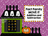 Halloween Fact Family MOVE IT! Addition and Subtraction
