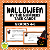 Halloween Facts Math Task Cards with Fun Word Problems