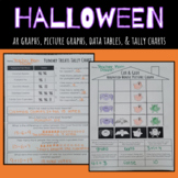 Halloween/Fall Data & Graphing: Bar Graphs, Picture Graphs