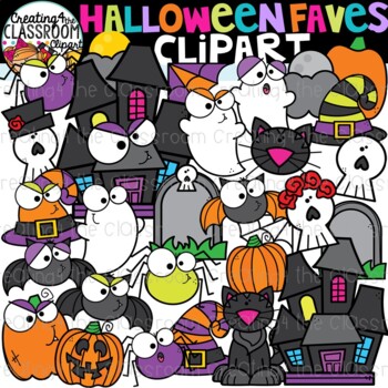 Preview of Halloween Faves Clipart {Halloween Clipart}