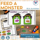 Halloween Feed a Monster Writing and Parts of Speech Activity