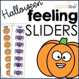 Halloween Feelings Activity: Halloween Emoji Sliders for D