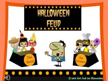 Preview of Halloween Feud Powerpoint Game