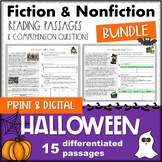 Halloween Fiction and Nonfiction Reading Passages BUNDLE