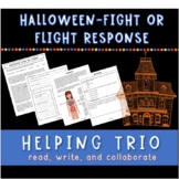 Halloween Fight or Flight Helping Trio Reading Worksheets