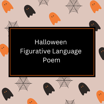 Preview of Halloween Figurative Language Poem