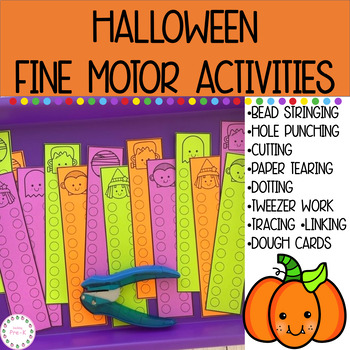 Preview of Halloween Fine Motor Activities
