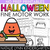 Halloween Fine Motor Activities | NO PREP Tracing Cutting 