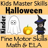 Fine Motor Skills Series: Halloween Bundle with Math and ELA