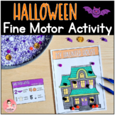 Halloween Fine Motor Haunted House Activity (English and French)