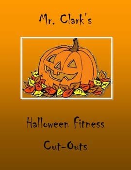 Preview of Halloween PE Fitness Cut-Outs