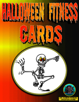 Preview of Halloween Fitness Fun Cards