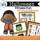 Halloween Fitness Hunt - P.E, Indoor Recess, Brain Breaks,