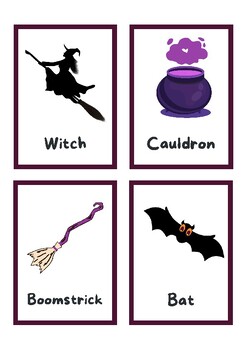 Preview of Halloween Flash Cards