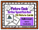 Halloween Flash Cards - Double Sided Picture / Word Option