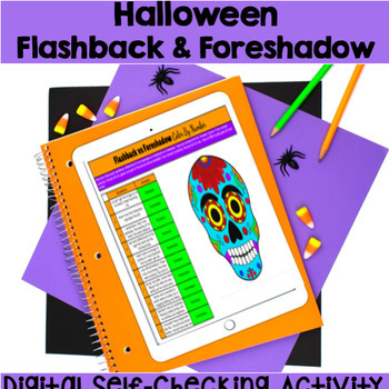 Preview of Halloween Flashback & Foreshadowing Digital Color By Number