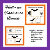Halloween Flashcard Bundle in English