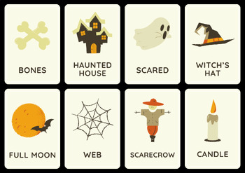 Preview of Halloween Flashcards