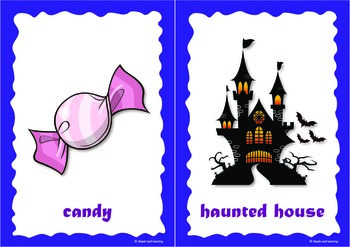 Preview of Halloween Flashcards