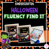 Halloween Fluency Find It (Kindergarten)