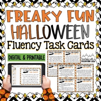 Preview of Halloween Fluency Reading Activity