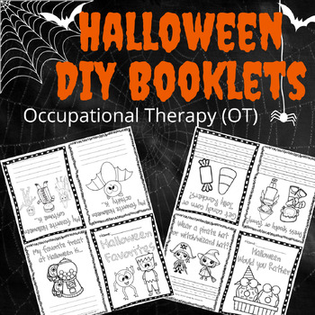 Preview of Halloween Folding/Coloring/Writing Books: Occupational Therapy (OT)