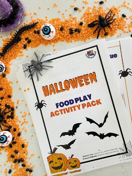 Preview of Halloween Food Play Activity Pack