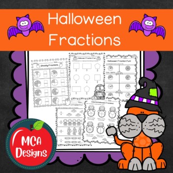 Preview of Halloween Fractions