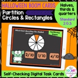 Halloween Fractions BOOM™ Cards | 2.G.3