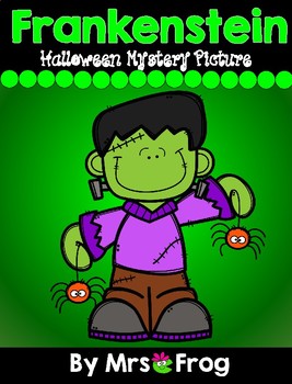 Preview of Halloween Frankenstein 120 Chart Mystery Picture