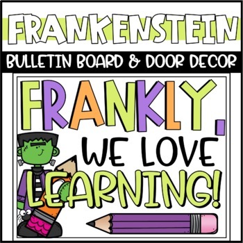 Preview of Halloween Frankenstein Bulletin Board or Door Decoration