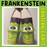 Halloween Frankenstein Lantern Craft Printables Classroom 