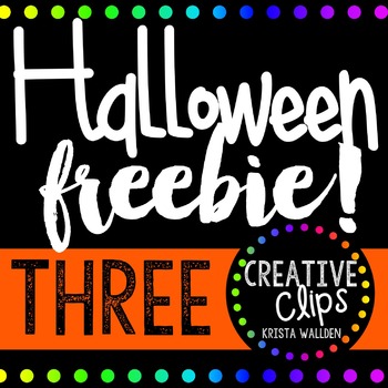 Preview of Halloween Freebie #3 {Creative Clips Digital Clipart}