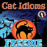 Halloween Figurative Language Cat Idioms Freebie