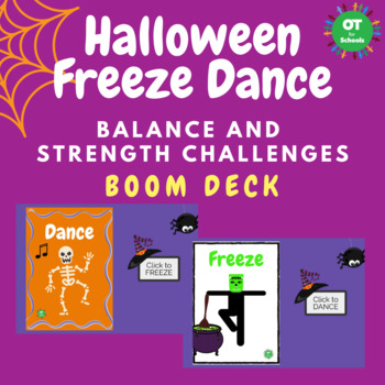 Preview of Halloween Freeze Dance - Seasonal Boom Deck