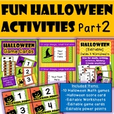Halloween Fun Activiities Part 2