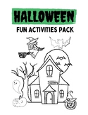 Halloween Fun Activities Pack For Toddlers