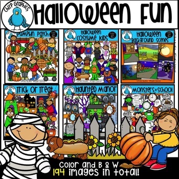 Halloween Fun Clip Art Bundle - Chirp Graphics by Chirp Graphics
