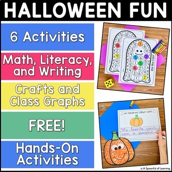 Halloween Activities and Crafts Freebie by A Spoonful of Learning