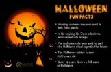 Halloween Fun Facts Classroom Poster