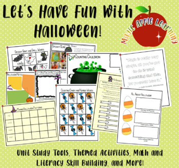 Preview of Halloween Fun Learning Activities Elementary Unit Study