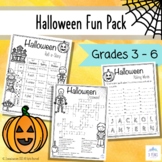 Halloween Fun Pack - Ideal for Grades 3 - 6