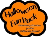 Halloween Activity Pack K-1: 4 Activities for Stations